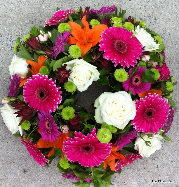 A Circular Wreath Of Colour